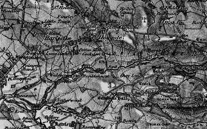 Old map of Thursden in 1898