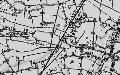 Old map of Cocker Bar in 1896