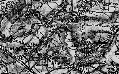 Old map of Cockersdale in 1896