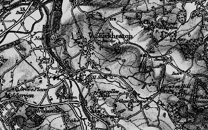 Old map of Cockley Hill in 1896