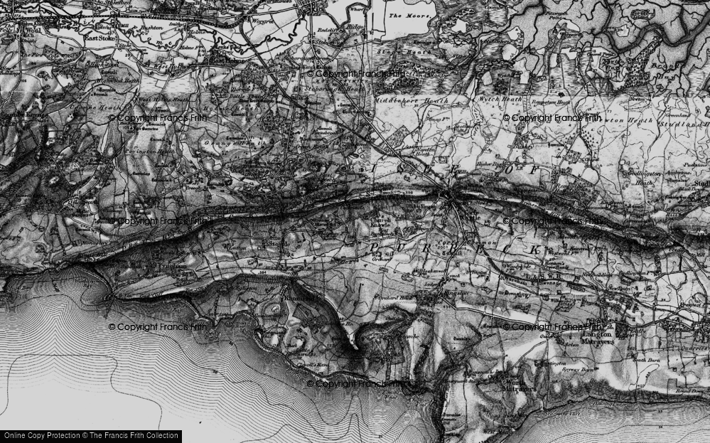 Old Map of Cocknowle, 1897 in 1897