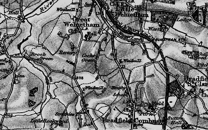 Old map of Cocks Green in 1898