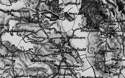 Old map of Whattal in 1897