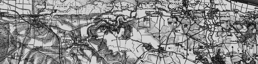 Old map of Cockthorpe in 1899