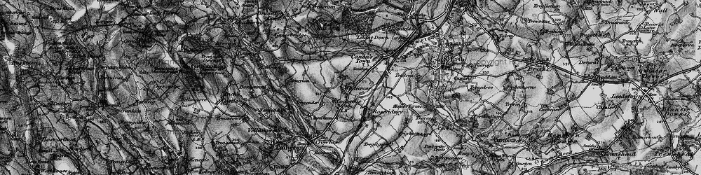 Old map of Cockwells in 1896
