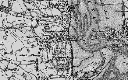 Old map of Cockwood in 1898