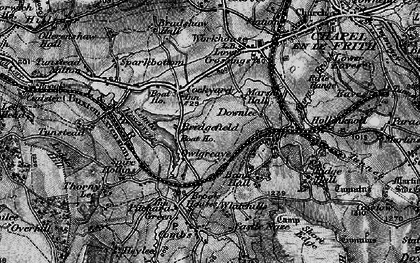 Old map of Cockyard in 1896