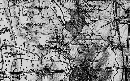 Old map of Coddington in 1897