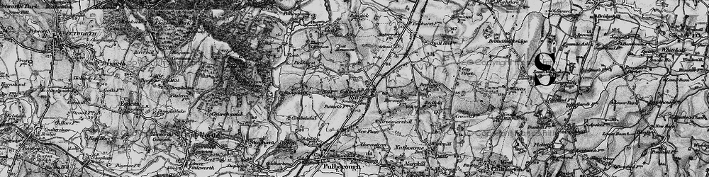 Old map of Codmore Hill in 1895