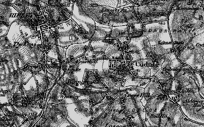 Old map of Codnor in 1895