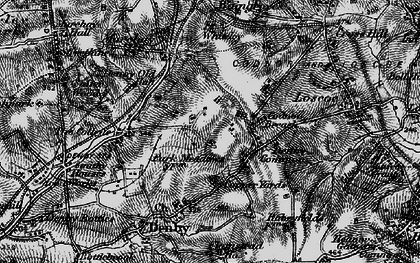 Old map of Codnor Breach in 1895