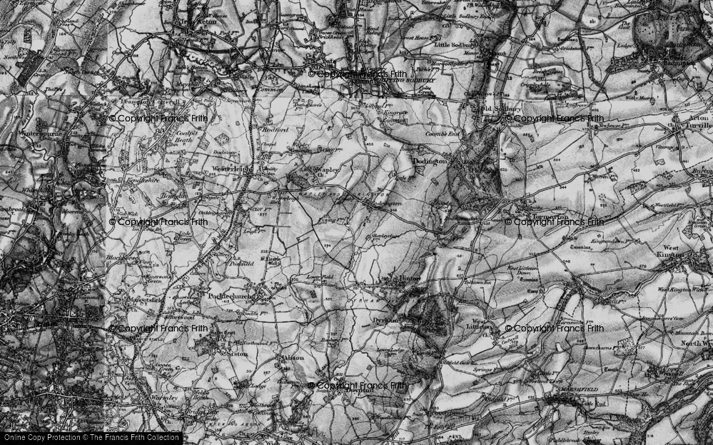 Old Map of Codrington, 1898 in 1898