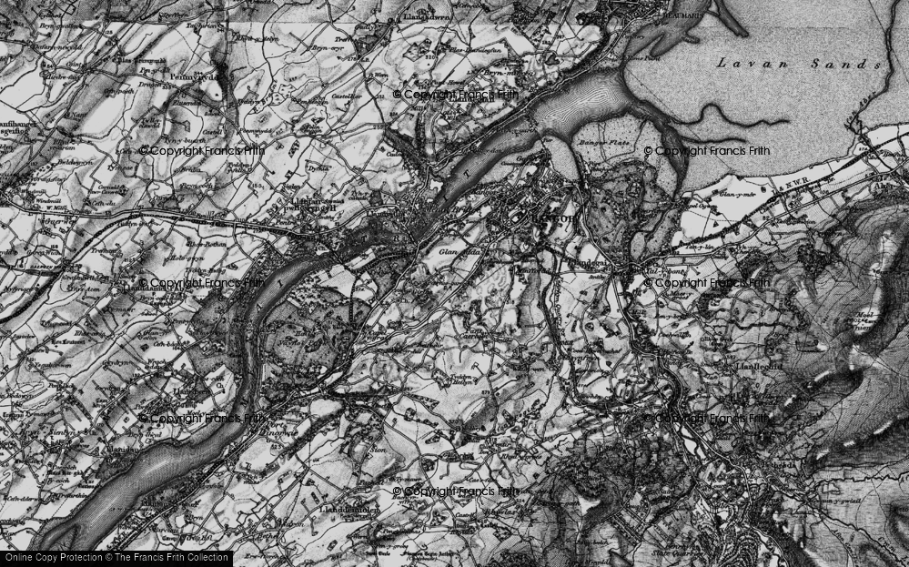 Old Map of Coed Mawr, 1899 in 1899