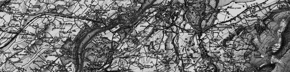 Old map of Coed Mawr in 1899