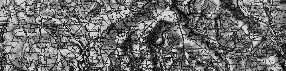 Old map of Coed-y-bryn in 1898