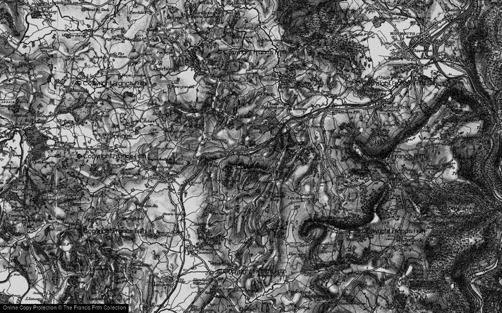 Old Map of Coed-y-fedw, 1896 in 1896
