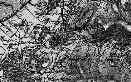 Old map of Ynys Greigiog in 1899