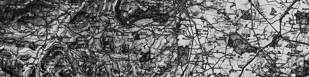 Old map of Coed y go in 1897