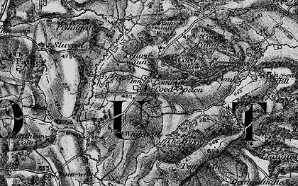 Old map of Coed-y-paen in 1897