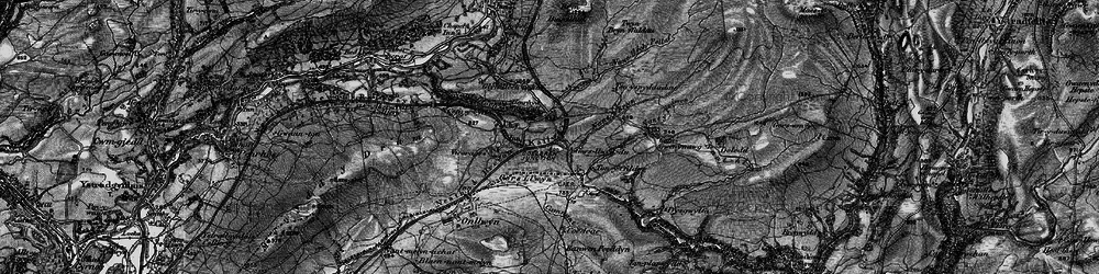 Old map of Coelbren in 1898