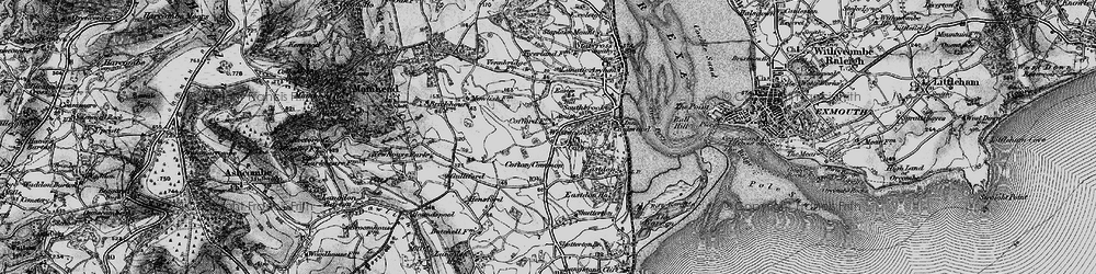 Old map of Cofton in 1898