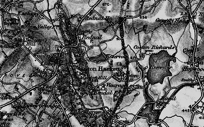 Old map of Cofton Hall in 1899