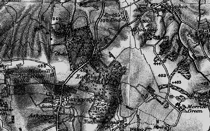 Old map of Cokenach in 1896