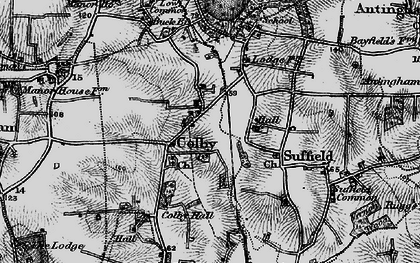 Old map of Colby in 1898