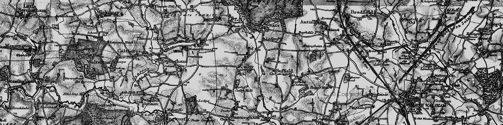 Old map of Buck Br in 1898