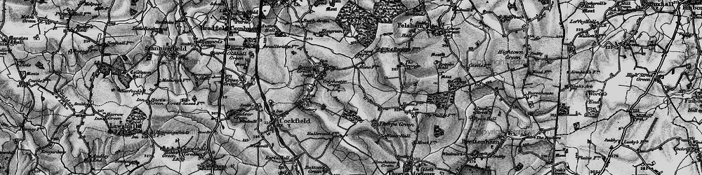 Old map of Colchester Green in 1898