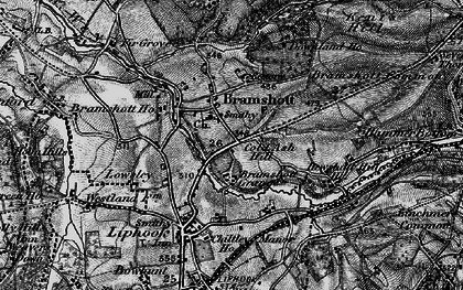 Old map of Cold Ash Hill in 1895