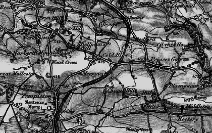 Old map of Cold Blow in 1898