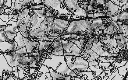 Old map of Cold Elm in 1896