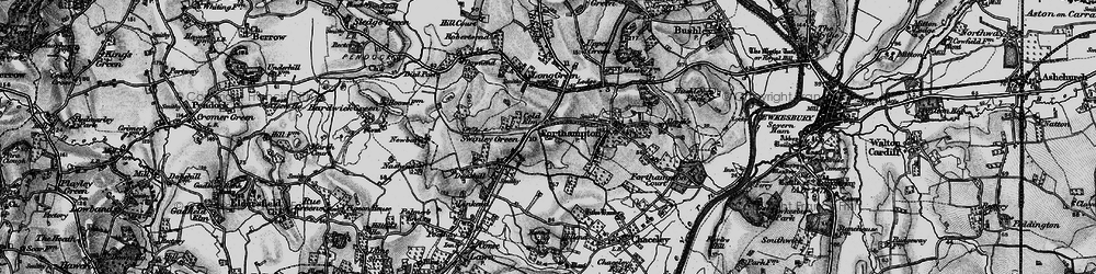 Old map of Cold Elm in 1896