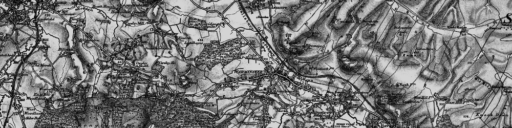 Old map of Brick Hill in 1898
