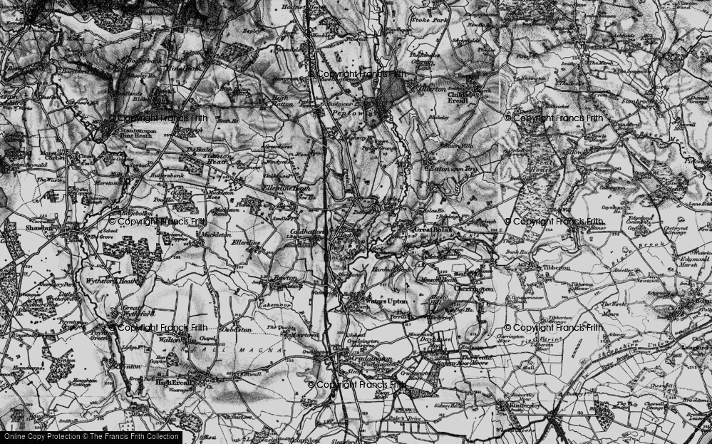 Old Map of Cold Hatton Heath, 1899 in 1899
