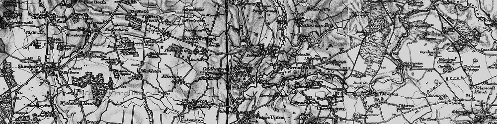 Old map of Cold Hatton Heath in 1899