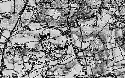 Old map of Cold Hesledon in 1898