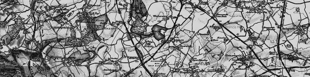 Old map of Ellis Laithe in 1896