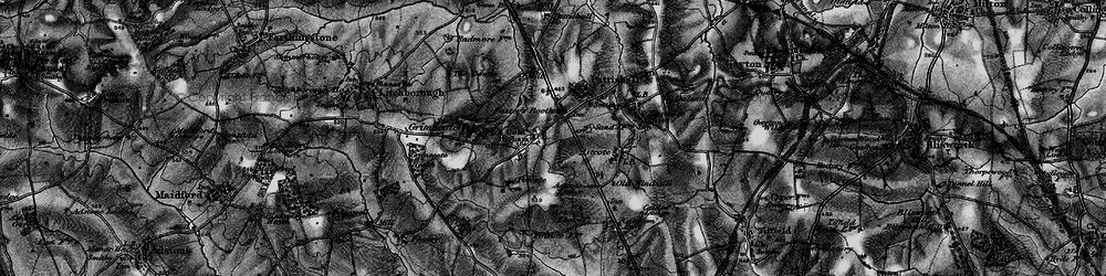 Old map of Cold Higham in 1896