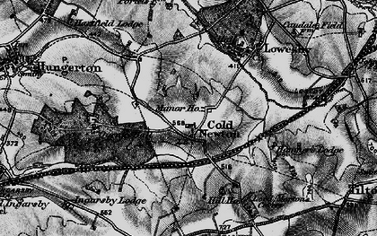 Old map of Cold Newton in 1899