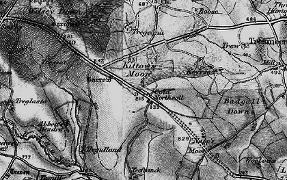 Old map of Cold Northcott in 1895