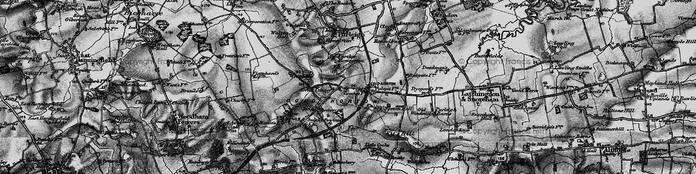 Old map of Cold Norton in 1896