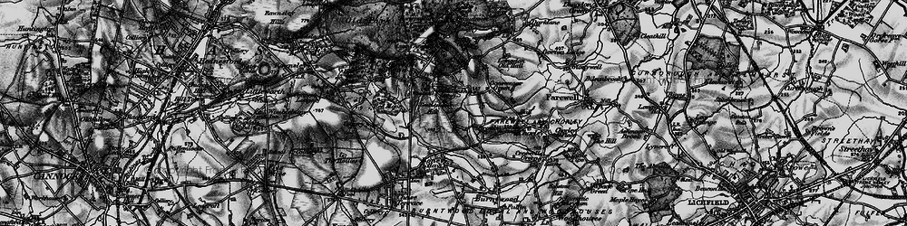 Old map of Cold Well in 1898