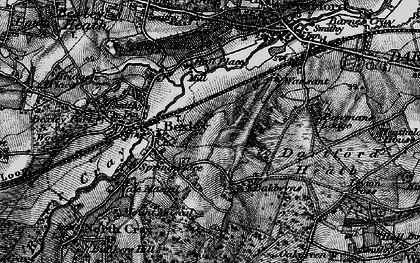 Old map of Coldblow in 1895