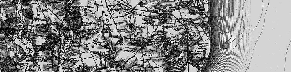 Old map of Coldfair Green in 1898