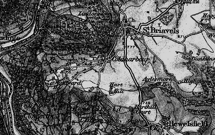 Old map of Coldharbour in 1897