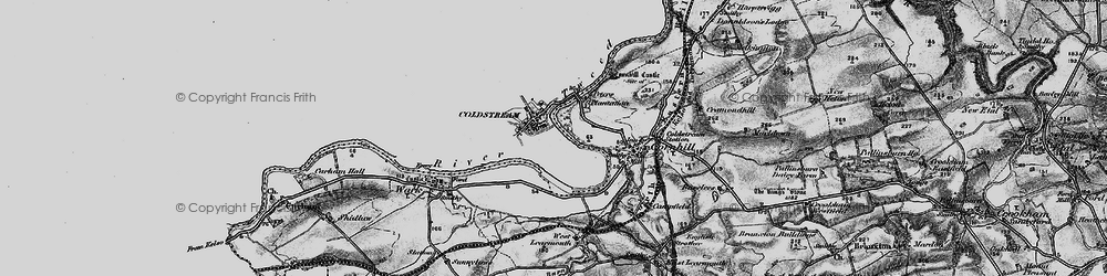 Old map of Lees in 1897
