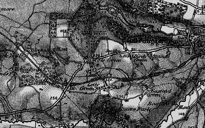 Old map of Birchall in 1896