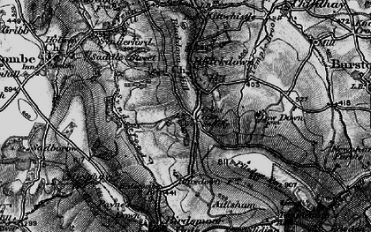 Old map of Cole's Cross in 1898